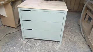 Hand Made Modem Chest Of Drawers