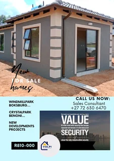 New Homes Selling In WindmillPark/Boksburg