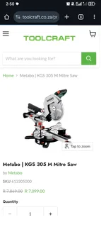 Metabo mitre saw