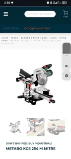Metabo mitre saw