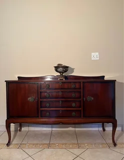 Antique Solid Queen Anne Sideboard