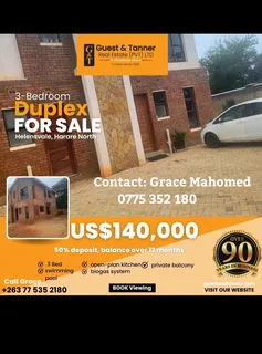 3 bedroomed townhouse in Zimbabwe