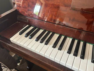 Rippen Upright Piano – Mahogany Finish