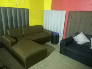 L shape couches for sale right at the factory shop for R2200