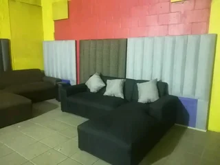 L shape couches for sale right at the factory shop for R2200