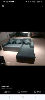 L shape couches for sale right at the factory shop for R2200