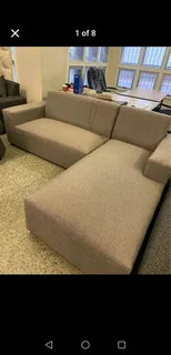 Black Friday specials on L shape couches for sale right at the factory shop for R2200