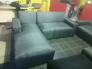 Black Friday specials on L shape couches for sale right at the factory shop for R2200
