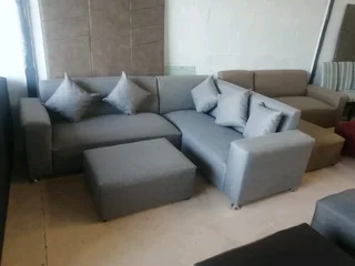Corner couches for sale right at the factory shop for R3499