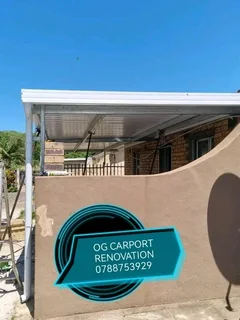 OG CONSTRUCTION SPECIALIZE IN ** ALL TYPES OF CARPORT AWNINGS SHADEPORT. ** ALUMINIUM OF WINDOWS AND