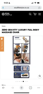 Brand-New Zero Gravity Luxury Full Body Massage Chair – Sealed in Box – Cape Town