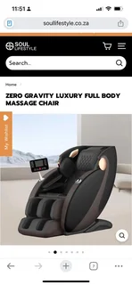 Brand-New Zero Gravity Luxury Full Body Massage Chair – Sealed in Box – Cape Town