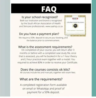 Nail and beauty course