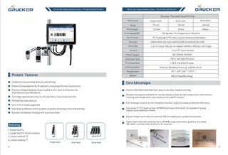 Drucker date coding and marking equipment GQ