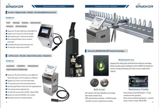 Drucker date coding and marking equipment CPT