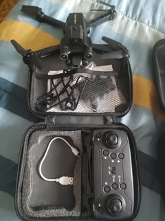 2 Drones one is white and the other is black