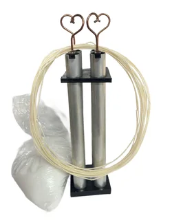 Candle Mould:  4 Aluminum Tubes to make 22mm diameter x 250mm Candles. R585-00