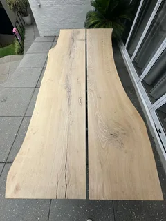 Weylandts Solid Oak Live Edge Dining Table 10 Seater