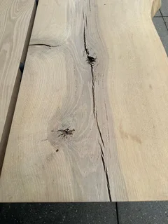 Weylandts Solid Oak Live Edge Dining Table 10 Seater