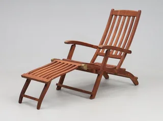 Outdoor garden deck chair