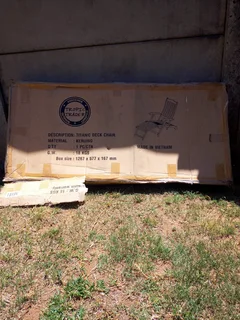 Outdoor garden deck chair