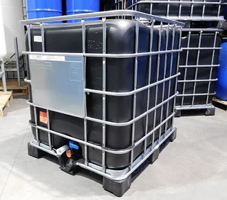 Food Grade 1000 Liter Brand New Black Ibc Tanks On Plastic Pallets For Sale