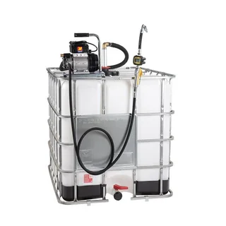 Clear 1000L IBC Tanks with 12V Pump For Sale