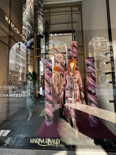 Display stepped dark wooden beautiful stand