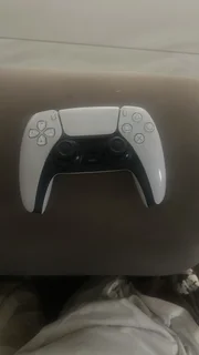 White ps5 controller one year old