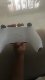 White ps5 controller one year old