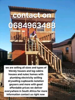 3x6m 3x5m 4x6m 4x5m log homes for sale