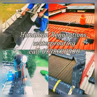 Stone cladding,Waterproofing, Torch on,Welding, Plumbing, Painting and Tiling