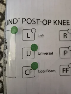 Ossur Rebound PostOp Knee Brace