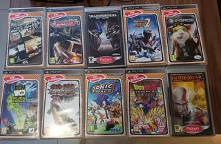 Psp Street with 10 games