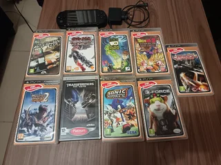 Psp Street with 10 games