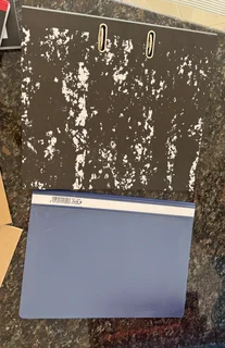 School Supplies: Folder and Books