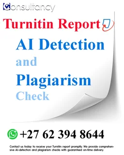 Turnitin Report AI Detection and Plagiarism Check+AI Reduction