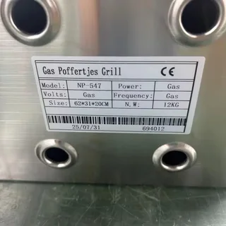 50 hole gas mini pancake maker