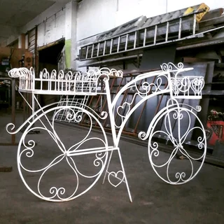 Handmade vintage garden decorative bicycle