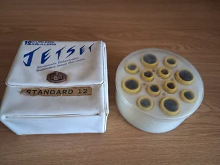 Old fashioned hair curlers