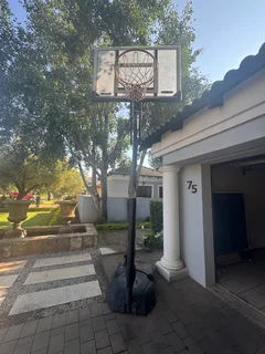 Basketball Hoop with backboard and base