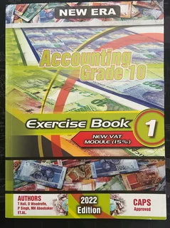 Accounting Grade 10 Exercise book 1 AND 2   2022 edition new era