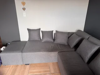 Second Hand Couch with Ottoman