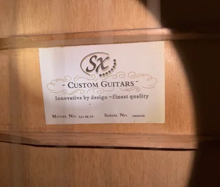 SX RSA1-SK-VS Acoustic Guitar