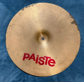 Vintage Paiste 18&#34; Heavy Crash Cymbal 2002 &#34;Black Label&#34;