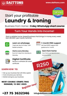 Start Your Laundry and Ironing Business short course