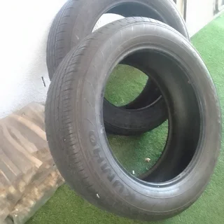 Only two.  18" tyres