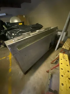 Commercial 3-Door Stainless Steel Prep Fridge / Saladette Counter