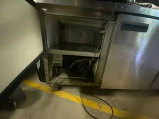 Commercial 3-Door Stainless Steel Prep Fridge / Saladette Counter