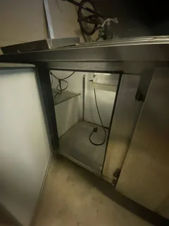 Commercial 3-Door Stainless Steel Prep Fridge / Saladette Counter